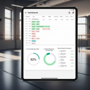 Dance Studio Planner Dashboard (Notion/Excel)